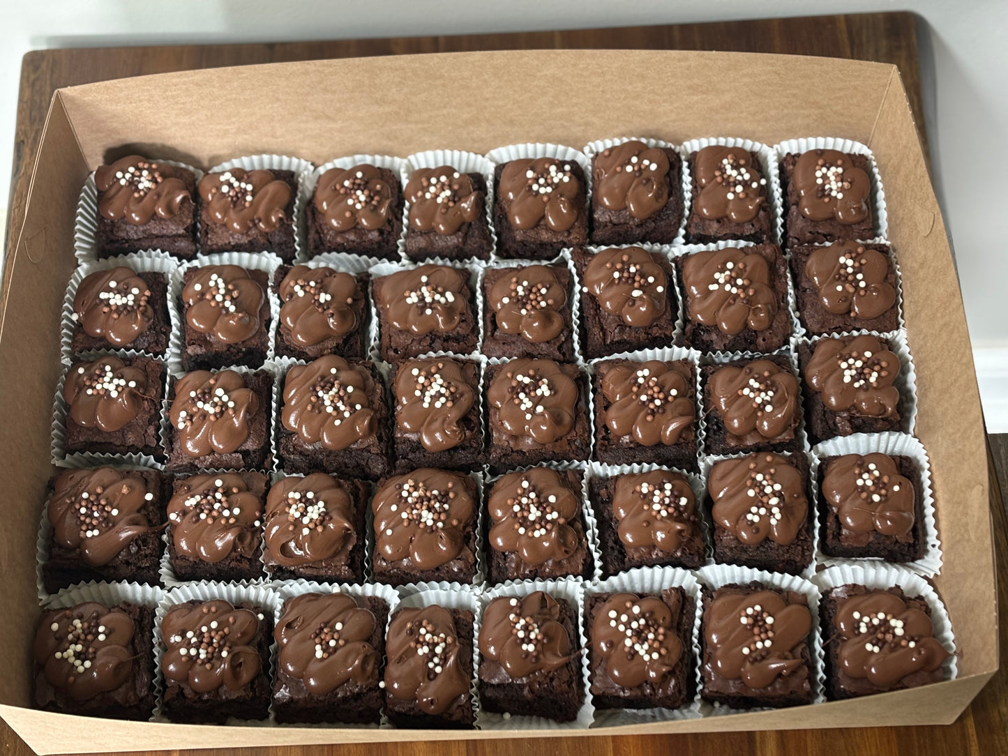 Triple Chocolate Brownie Bites