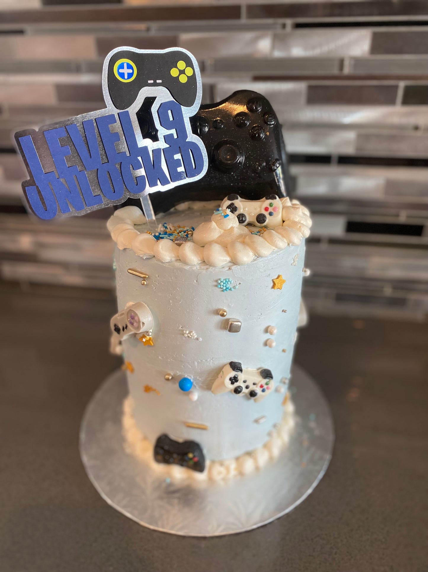 4" Double Barrel Cake