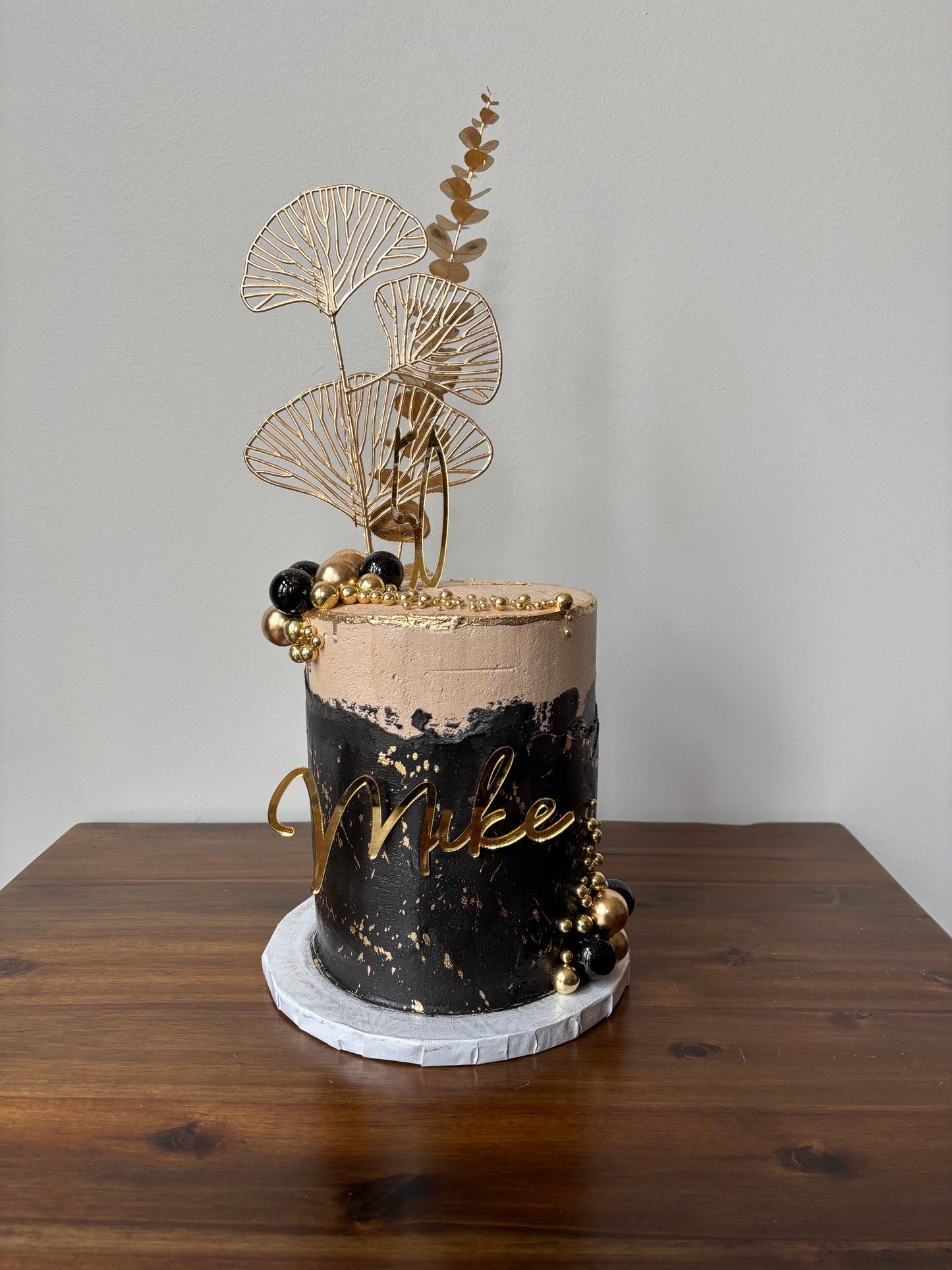 4" Double Barrel Cake