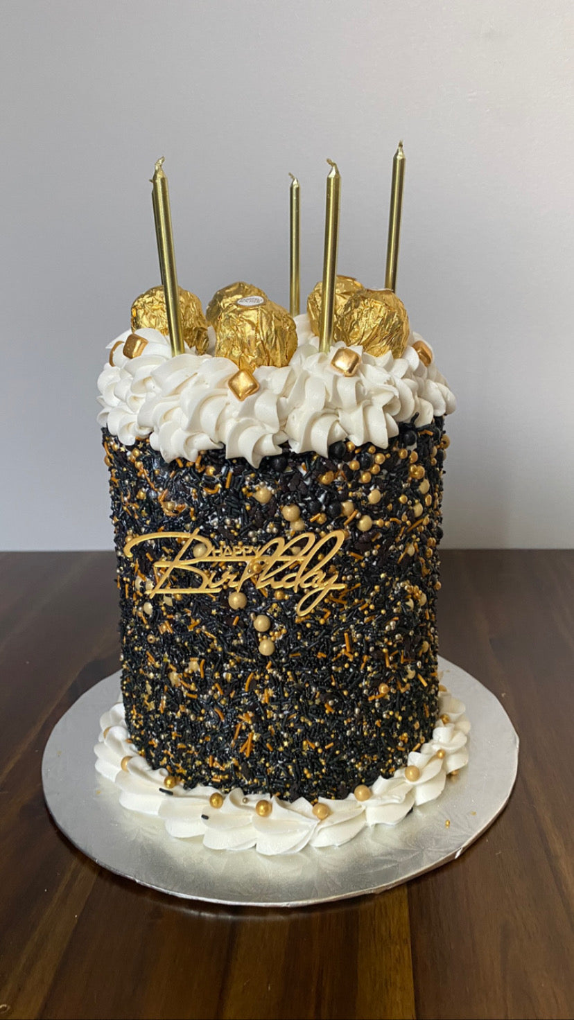6" Double Barrel Cake