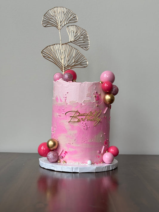 4" Double Barrel Cake