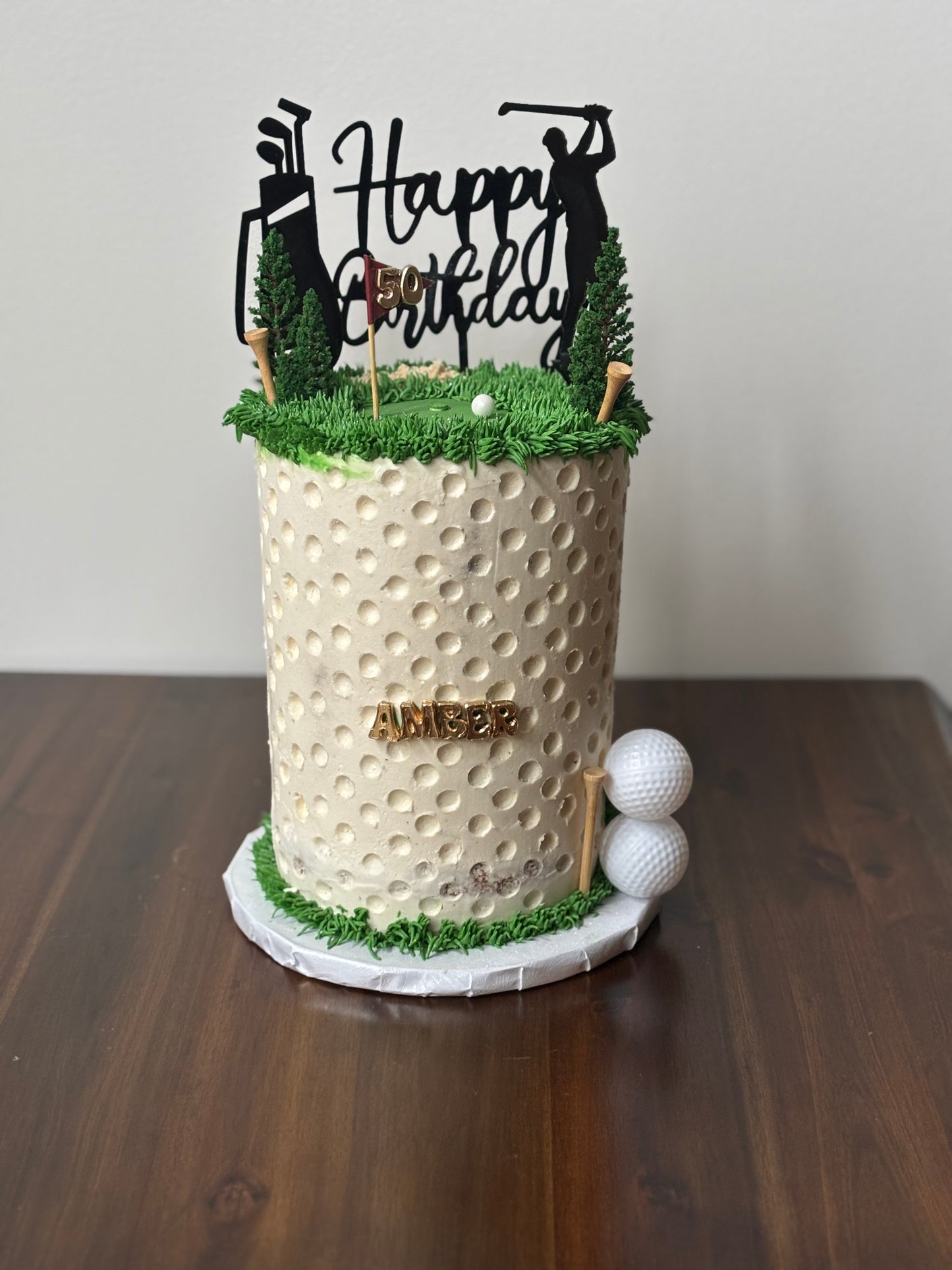 6" Double Barrel Cake
