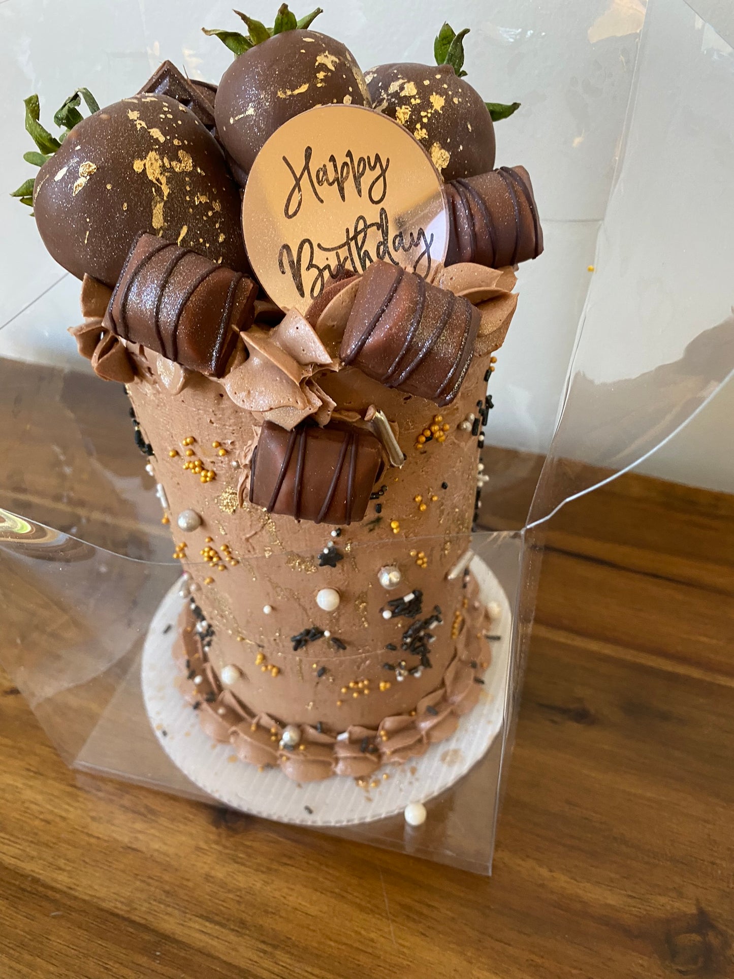 6" Double Barrel Cake