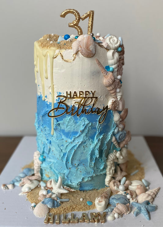 6" Double Barrel Cake